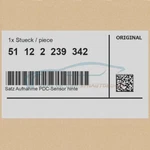 Genuine Bmw 51122239342 - Set Intake Pdc Sensor Rear 6 Series. Fixed Price $118.48.