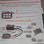 6 Gang Switch Panel Automatic Dimmable Universal Electronic Relay System Circuit. Fixed Price $59.99.