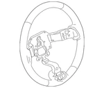 Genuine Mazda Steering Wheel F193-32-982. Fixed Price $673.19.