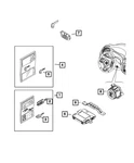 Genuine Mopar Passive Entry Module 68638464AA. Fixed Price $72.75.