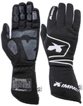 Impact Racing 34200510 G6 Driving Gloves Sfi 3.3/5 Black Large. Fixed Price $104.95.