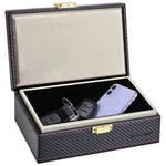 Ticonn Faraday Box, Key Fob 8.38"X5.25"X3", Carbon Fiber Texture-slim. Fixed Price $28.98.
