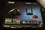 Asus PCE-AC56 Dual Band Pci-e Wifi Adapter 802.11AC WIRELESS-AC1300 ULA1-29. Fixed Price $19.99.