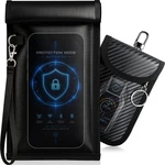 Faraday Bags For Phones & Car Keys: Rfid Signal Blocking Pouch Set, Black. Fixed Price $16.03.