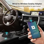 Urjd Wireless Carplay Adapter 2023 Upgrade Widely Compatible - Black. Fixed Price $34.09.