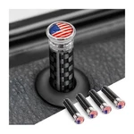 4PCS Door Lock Knobs, American Flag Carbon Fiber Pin Cover, Dec.... Fixed Price $17.27.