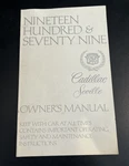 1979 Cadillac Seville Owners Manual. Fixed Price $19.74.