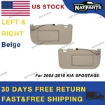 Pair Beige Side Sun Visor For 05-10 Kia Sportage 85202-1F090EZ 85201-1F090EZ. Fixed Price $49.98.