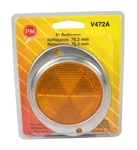 Peterson 3IN Stick-on Reflector Aluminum Housing Exceeds Dot Spec Model Id V472A. Fixed Price $12.24.