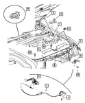 Genuine Mopar Gas Prop Left 4589606AB. Fixed Price $46.67.