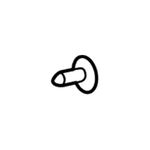 Genuine Mercedes-benz Oe Button Hd. Screw Col. 006-990-09-12. Fixed Price $9.46.