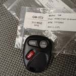Chevrolet Chevy Button Remote 15732803 KOBUT1BT Fob Keyless Transmitter. Fixed Price $40.50.