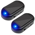 2PACK Solar Simulated Dummy Alarm Warning Lamp,wonfast Mini Anti-theft Blue. Fixed Price $16.16.