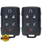 Sianxaido Key Fob Case Tahoe Colorado Silverado Sierra Yukon 2PCS Black 6 Button. Fixed Price $34.99.