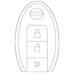 Genuine Nissan Keyless Entry Transmitter 285E3-6RA5E. Fixed Price $201.20.