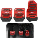 Anyhut 3-PACK Aluminum Alloy Non-slip Car Pedal Covers, Anti-rubbing Red. Fixed Price $16.82.
