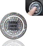 Bling Car Engine Start Button Cover, Sparkling Diamond Push Decorat. Fixed Price $17.99.