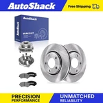 Front Brake Rotors Ceramic Pads Hubs For Chrysler, Town & Country 2003-2007. Fixed Price $143.20.