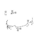 Genuine Mopar Rear Fascia Wiring 68190208AD. Fixed Price $154.74.