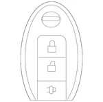 Genuine Nissan Keyless Entry Transmitter 285E3-5MS1E. Fixed Price $169.86.