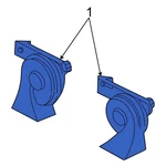 Ford F-150 1997-1999 2W7Z13800AA Horn. Fixed Price $49.81.