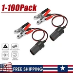 2X Car Battery Alligator Clamp Cable Clip Lot Cigarette Lighter Adapter Socket. Fixed Price $30.79.