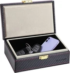 Ticonn Faraday Box, Key Fob Protector, Carbon Fiber Texture-slim. Fixed Price $33.99.
