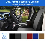 Genuine Neoprene Seat Covers For 2007-2008 Toyota Fj Cruiser. Fixed Price $270.00.