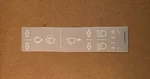 Mercedes R107/W116/W123/W124/W126/W201/W460 Instrument Decal Kit. Fixed Price $38.00.
