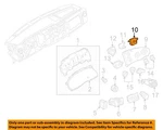 Ford Oem 08-19 E-150 Instrument Panel Cluster Switches-switch F7UZ19B888BB. Fixed Price $59.04.