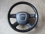 Spoke Leather Steering Wheel Audi A6 Q7 A8 Multifunction 4F0419091B. Fixed Price $139.90.