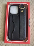 Saharacase Phone Indy Series Leather Wallet Fingergrip 15 Pro Max. Fixed Price $17.00.