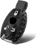 Worcas Key Fob Case Carbon Fiber Pattern Silicone Cover Compatible With Mercedes. Fixed Price $14.99.