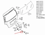 Mercedes-benz W251 Tailgate Rearview Camera A2518200897. Fixed Price $1106.71.