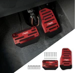 Paclvio 2PCS Non-slip Car Pedal Covers, Premium Aluminum Alloy Gas And Brake. Fixed Price $20.00.
