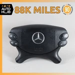 Mercedes R230 SL500 SL55 CLK500 E350 Steering Wheel Black Oem 88K. Fixed Price $112.05.