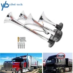 150 Db 4 Horns Kit Quad Trumpet Air Train Semi Truck Boat Rv Loud. Fixed Price $22.86.