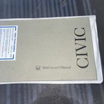 1994 Honda Civic Owners Manual, Original. Fixed Price $40.00.