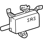 Genuine Mercedes-benz Oe Sidebag 203-860-33-05. Fixed Price $228.46.