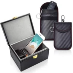 Samfolk Faraday Box And Pouch 2 Pack, Keyless Entry Car Safe. Fixed Price $30.85.