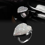 Tomall Bling Car Engine Start Button Cover Diamond Interior Crystal Push Star.... Fixed Price $17.21.