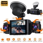 3 Channel Car Dash 1080P Front Left Right Night Vision Driving Video Camera. Fixed Price $34.99.