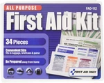 All-purpose 34 Piece First Aid Kit. Fixed Price $17.15.
