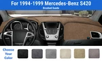 Dashboard Mat Cover For 1994-1999 Mercedes-benz S420 (brushed Suede). Fixed Price $78.95.