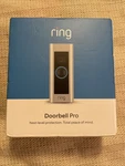 Ring B08M125RNW Doorbell - Silver,new,sealed. Fixed Price $57.99.
