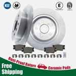 2007-2012 Lexus ES350 Toyota Camry Avalon Rear Ceramic Brake Pads And Rotors Kit. Fixed Price $60.47.