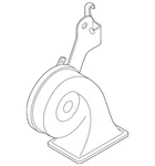 Genuine Mazda Horn D651-66-79YD. Fixed Price $47.18.