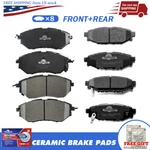 Front Rear Ceramic Brake Pads For 2015 2016 2017 - 2021 Subaru Wrx. Fixed Price $35.18.