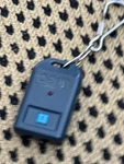 Ungo 1 Button Remote Keyfob Keychain Blue Car Alarm Security Systems. Fixed Price $15.09.