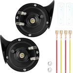 Universal Car Upgrade Kit, 12V High/low Dual Tone Snail Horn, Loud Waterpro. Fixed Price $16.49.